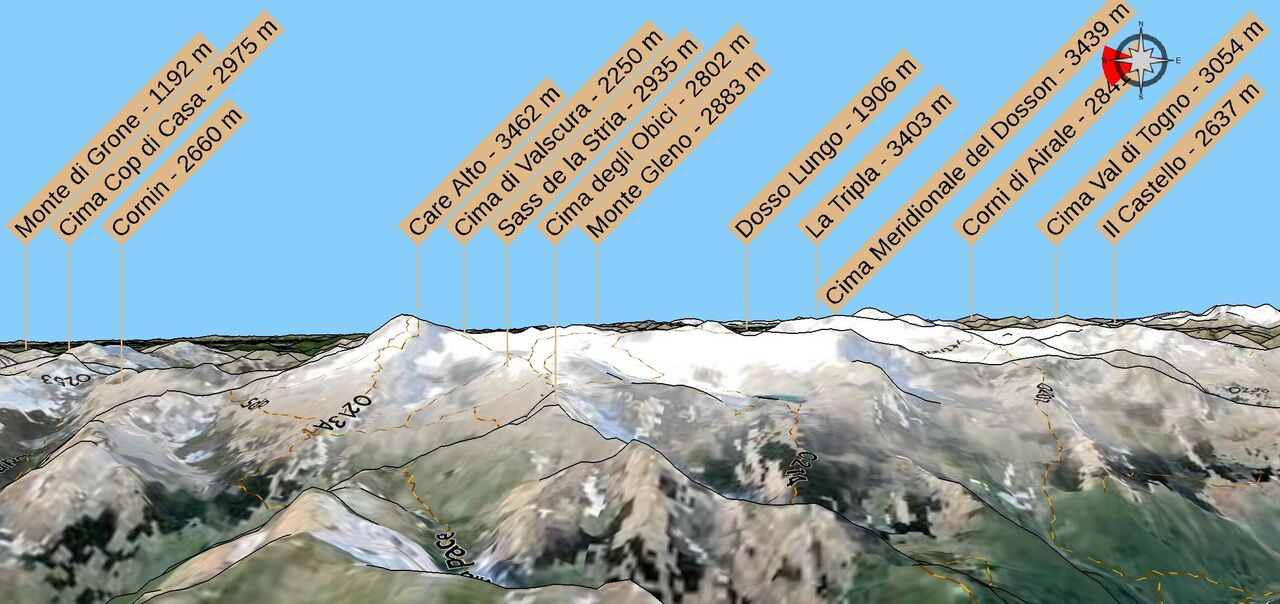 Carè Alto, Adamello